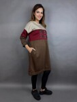 HOSH Mikinové šaty Mariel Velikost: UNI, Barva: Velbloudí