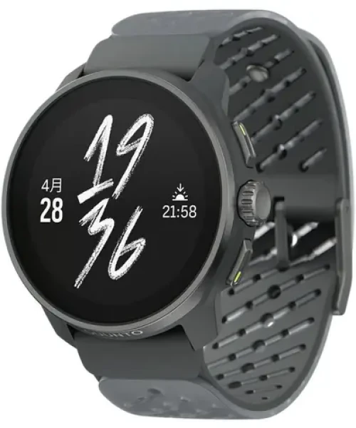 Suunto Race S Titanium šedá / Chytré hodinky / 1.32" AMOLED / 466 x 466 / Bluetooth / voděodolné (SS051104000)