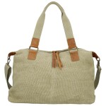 Stylová textilní kabelka na rameno Sofie, světle zelená