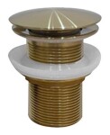 SAPHO - AURUM umyvadlová výpust 5/4“, click-clack, zlato mat ND-AU200