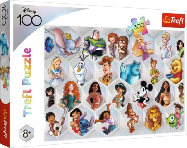 Trefl Puzzle Disney 100 let: Disneyho kouzlo 300 dílků