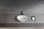 CERANO - Umyvadlo keramické - na desku - Avelia - bílá lesklá - 36x24,5 CER-680340