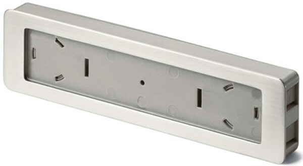 Hettich Nábytková úchytka zápustná Touch – In nerez imitace (106193)