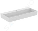 IDEAL STANDARD - Extra Umyvadlo na desku 1000x450 mm, s přepadem, otvor pro baterii, bílá T390501