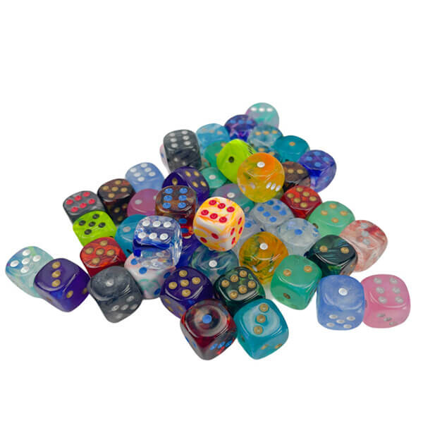 Šestistěnná kostka D6 Loose Signature Dice 12 mm CHX29222 - 1 ks