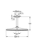 GROHE - Rainshower Mono Cube Hlavová sprcha 31x31 cm, Warm Sunset 26566DA0