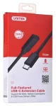 Unitek C14086BK-1.5M černá / Prodlužovací kabel USB-C / USB 3.2 Gen 2 / 1,5 m / 100 W (C14086BK-1.5M)