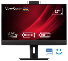 27" ViewSonic VG2757V-2K černá / Monitor / IPS / 2560x1440 / 100Hz / 5ms / Webkamera / Pivot / VESA / Repro (VG2757V-2K)
