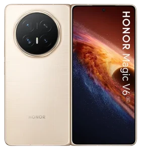 Honor Magic V6 5G 16+512GB zlatá / Skládací telefon / OLED 6.52" / 120Hz / Snapdragon 8 Elite Gen 5 / Wi-Fi 6E (5109CEUB)