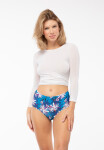 Dámské kalhotky Simple Maxi modré s model 22076995 - Julimex L