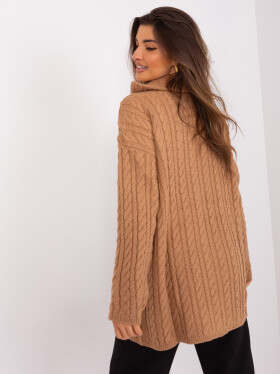 Sweter BA SW model 19005965 camelowy - FPrice Velikost: jedna velikost