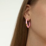 ELENYS Blush – pozlacené náušnice 18K žluté zlato