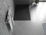 MEXEN - Bert obdélníková sprchová vanička SMC 90 x 70 cm, černá 4K707090