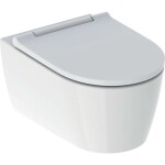 GEBERIT - ONE Závěsné WC se sedátkem softclose, TurboFlush, KeraTect, bílá 500.201.01.1