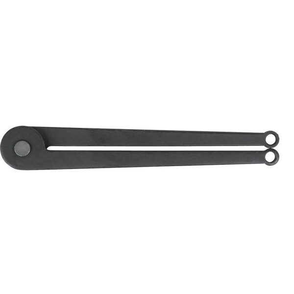 KS Tools 150.3209 Kloubový utahovák matic se dvěma otvory, nastavitelný, 115 mm