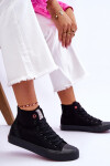 Dámské klasické vysoké tenisky Cross Jeans LL2R4088C černé 36