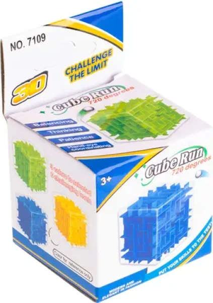 KIK 3D Labyrint Cube Run 1ks (mix)