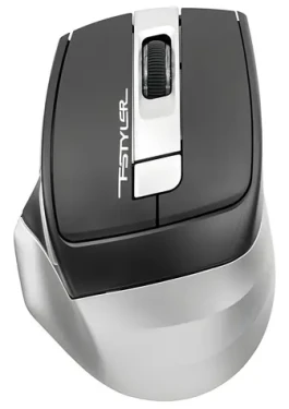 A4tech FSTYLER FB35 šedá / Bezdrátová optická myš / 2000 DPI / Bluetooth + 2.4 GHz / 6tl. + kolečko (A4TMYS46717)