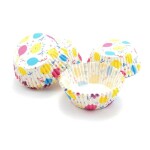 Dortisimo Perfect Home košíčky na muffiny Bílé s barevnými balónky (100 ks)