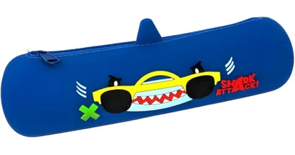 MITAMA Mitamino Animal modrá / Penál / Silikonový / Zip / 22 × 7 × 6,5 cm (63704-0288)