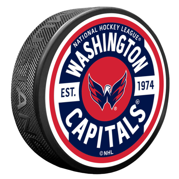 Mustang Puk Washington Capitals NHL Gear Textured Puck