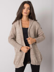 Cardigan TW SW BI 6911.15 tmavě lila jedna velikost