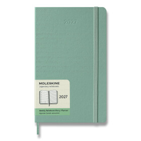 Diář MOLESKINE 2027 CP týdenní tvrdý zelený L