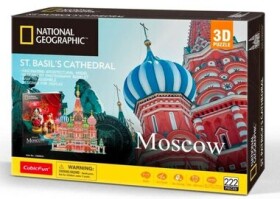 CUBICFUN 3D puzzle National Geographic: Chrám Vasila Blaženého 224 ks