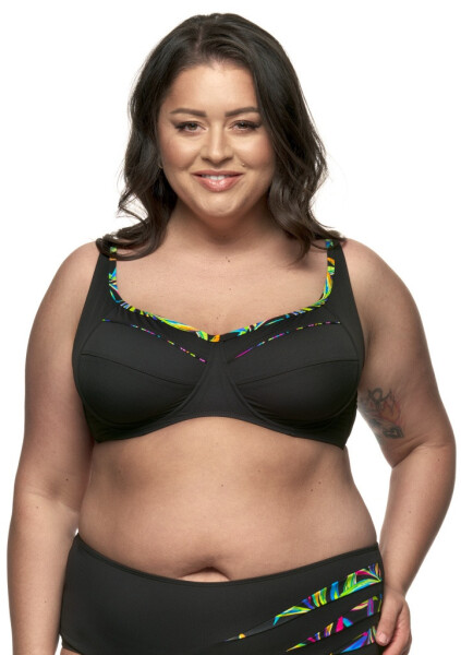 Dámské plavky Fantasy Tropic P08 horní díl Dle obrázku 100 D