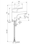 IDEAL STANDARD - Cerabase Umyvadlová baterie, chrom BD391AA