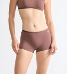 Dámské kalhotky GO Daily Cotton Short 3P - BROWN - sv. hnědé 1141 - SLOGGI BROWN M