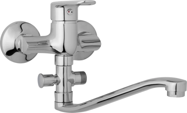 JB Sanitary Nástěnná umyvadlová a sprchová baterie FINERY, rozteč 100 mm, bez příslušenství, ramínko 250 mm F10 31 20