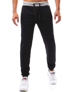 Pánské teplákové kalhoty černé Dstreet UX2213 L