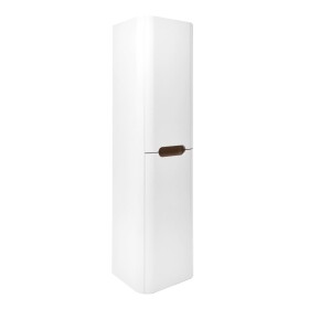 Koupelnová skříňka vysoká SAT Fusion 40x149x33 cm bílá mat SATFUSIONV40W SATFUSIONV40W