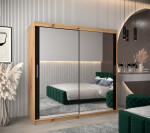 Šatní skříň Abi T3 Barva korpusu: Bílá, Rozměry: 100 cm, Dveře: Bílá