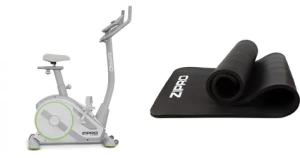 Zipro Rave Rotoped bílá + podložka na cvičení / hmotnost setrvačníku 5 kg / nosnost 120 kg (8426523)