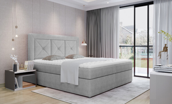 Boxspring Idris Rozměr: 160 x 200 cm, látka: Omega 02