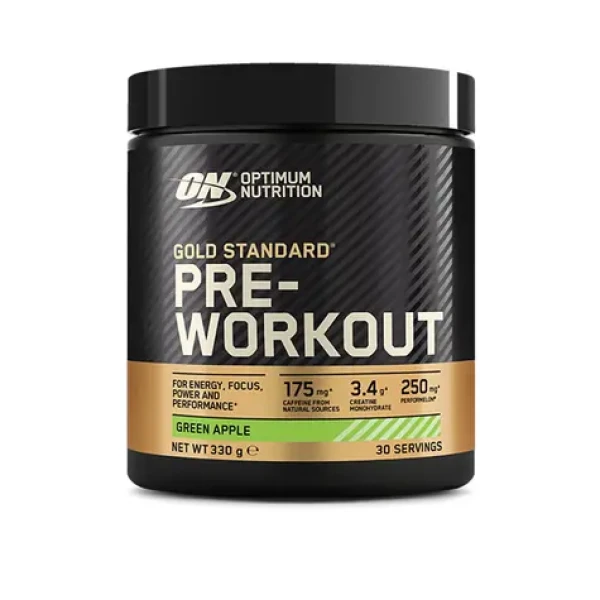 Optimum Nutrition Gold Standard Pre-Workout green apple 330 g (19179)