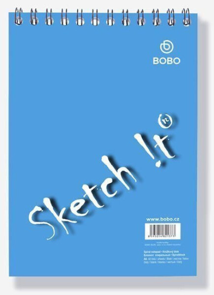 Blok s horní vazbou A6, čistý, 40 listů