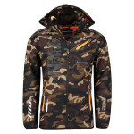 Geographical Norway Softshellová bunda Royaute M WU1057H-GN-KAKI-ORANGE pánské s