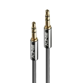 Lindy Cromo antracitová / Audio kabel / Jack 3,5mm - Jack 3,5mm / 1 m (35321)