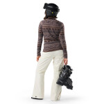 Dámské merino triko dlouhý rukáv SMARTWOOL Women's Classic Thermal Merino Base Laye, Mocha Fair Isle Fun velikost: XL