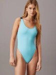 Dámské jednodílné plavky KW0KW02340 DCE sv. modré - Calvin Klein XL