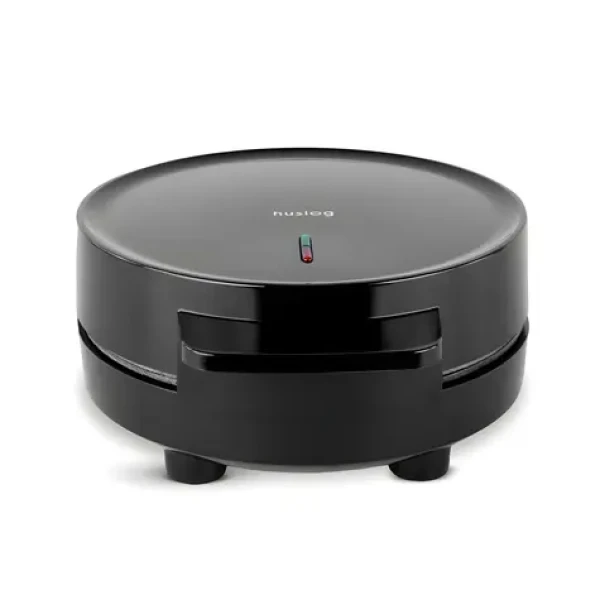 Huslog vaflovač černá / Vaflovač / 1200 W / 5 vaflí / nepřilnavý povrch / srdíčkový tvar (OWN000121)