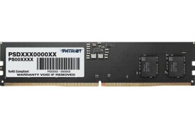 Patriot Signature 16GB (1x16GB) 5600MHz černá / DIMM / DDR5 / CL46 / On-Die ECC / Unbuffered / 1.1V (PSD516G560081)