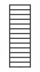 HOPA - Koupelnový radiátor PERTH černá barva - Barva - Černá , Doporučená topná tyč - 600 W, Rozměr A - 50 cm, Rozměr C - 175 cm, Skutečný rozměr radiátoru - 500 x 1720 mm, Typ připojení - Středové 50 mm RADPER501731SP