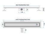 REA - Odtokový žlab Neox pro Titan 80 REA-G9153