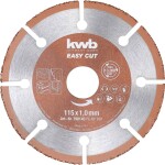 Kwb 790540 řezný kotouč rovný 125 mm 1 ks dřevo, plast, měď