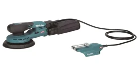 Makita AKU excentrická bruska 150 mm s adaptérem / Aku excentrická bruska / 40V / 370 W / bez baterie a nabíječky (BO004CGZ)