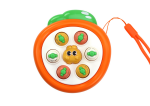 Mamido Mini hra dovednostní Whack-A-Mole Mrkvičky oranžová